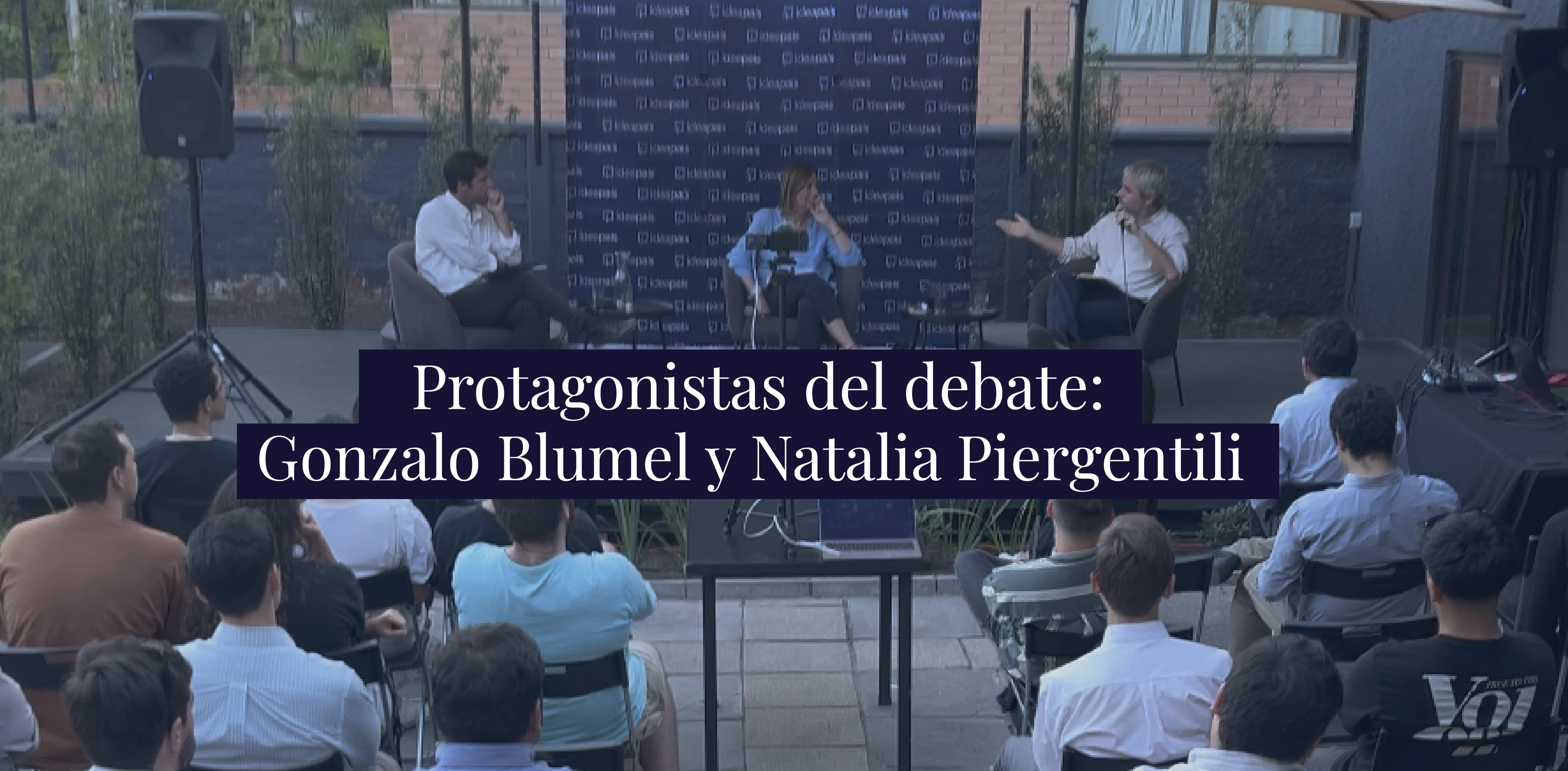 Gonzalo Blumel y Natalia Piergentili analizaron el legado político de Sebastián Piñera