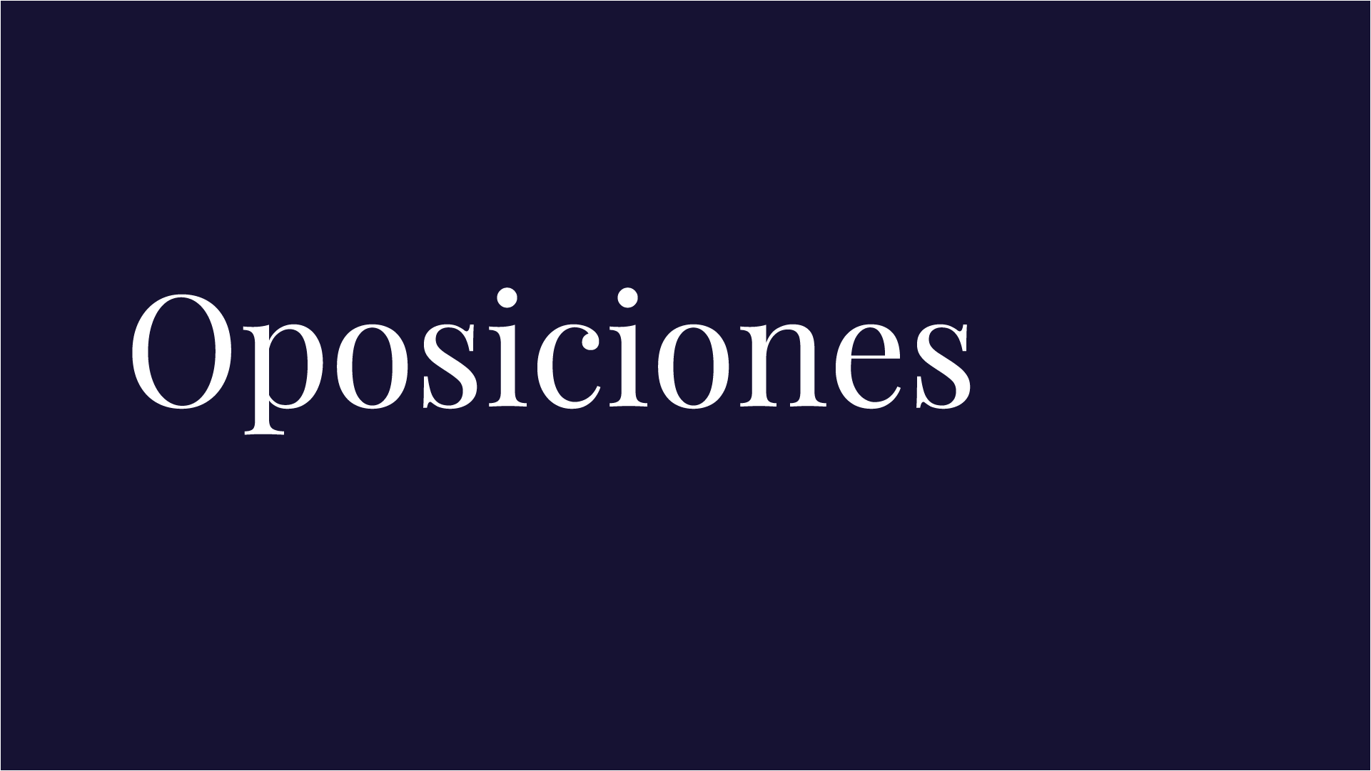 Carta al Director «Oposiciones», por Cristián Stewart | La Segunda