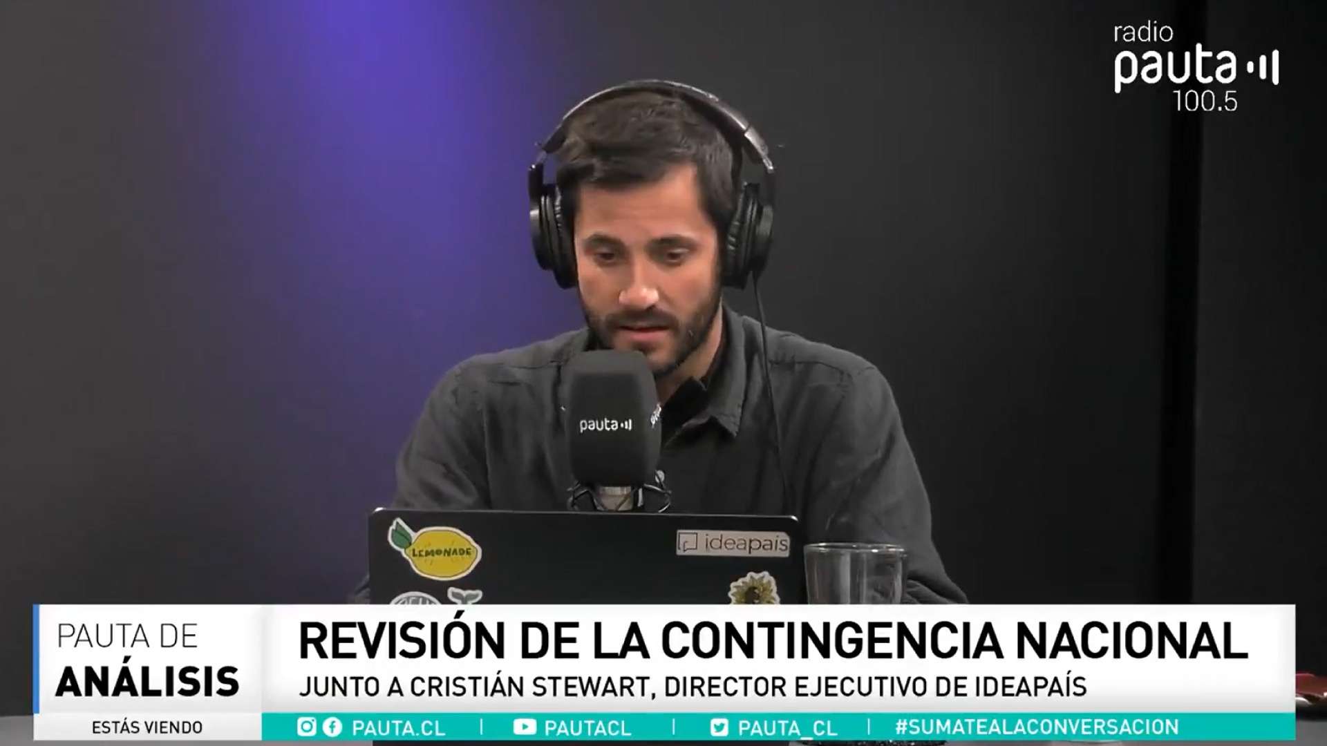 Participación de Cristián Stewart analizando el caso ProCultura | Radio Pauta