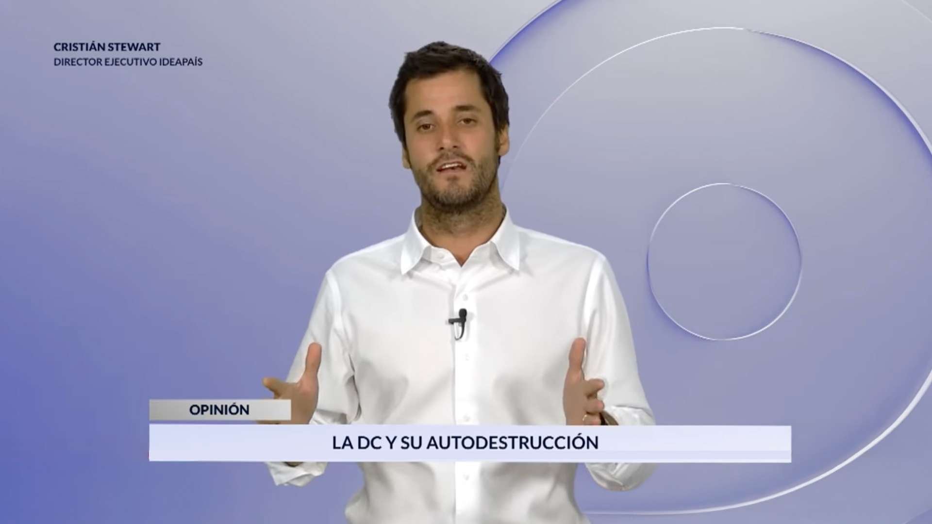 Video columna «La DC y su autodestrucción», por Cristián Stewart | Radio Bio Bio