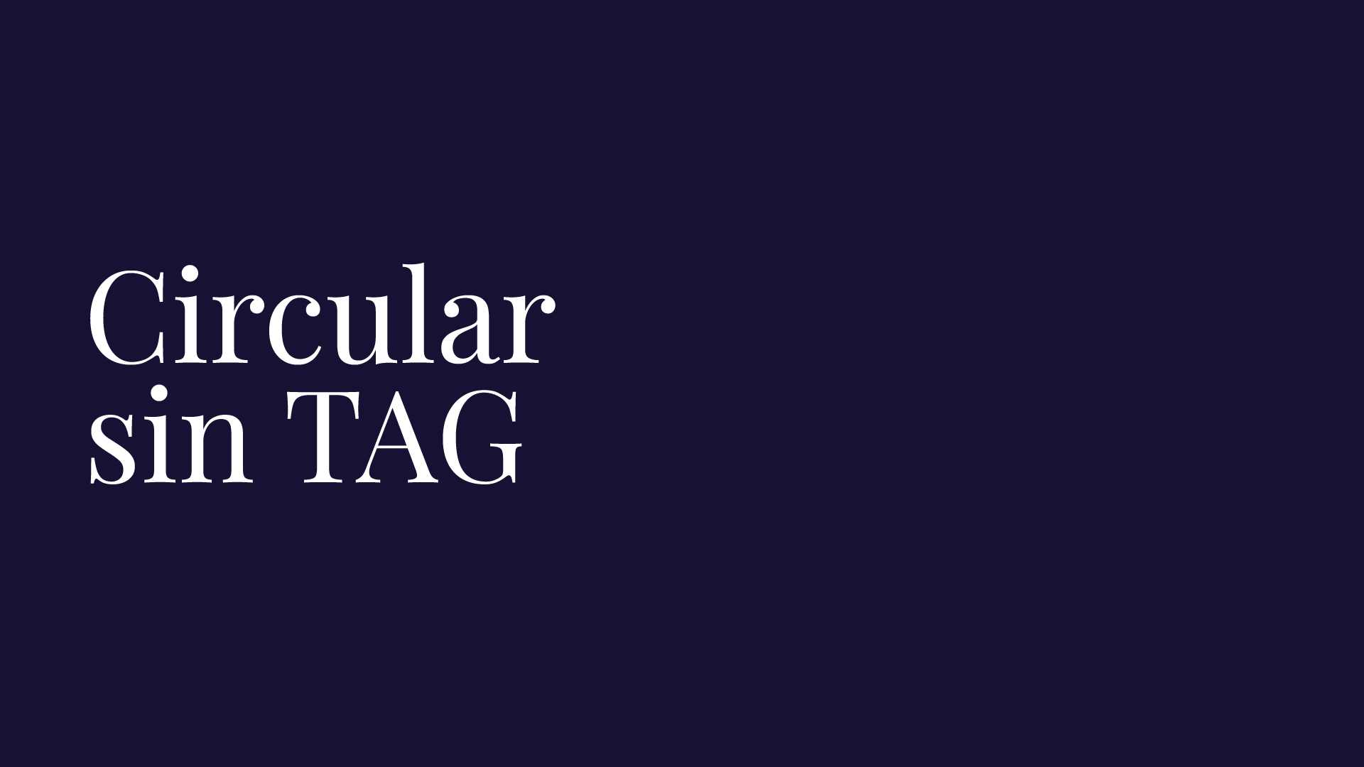 Carta «Circular sin TAG», por Arnau Sarrà | La Segunda