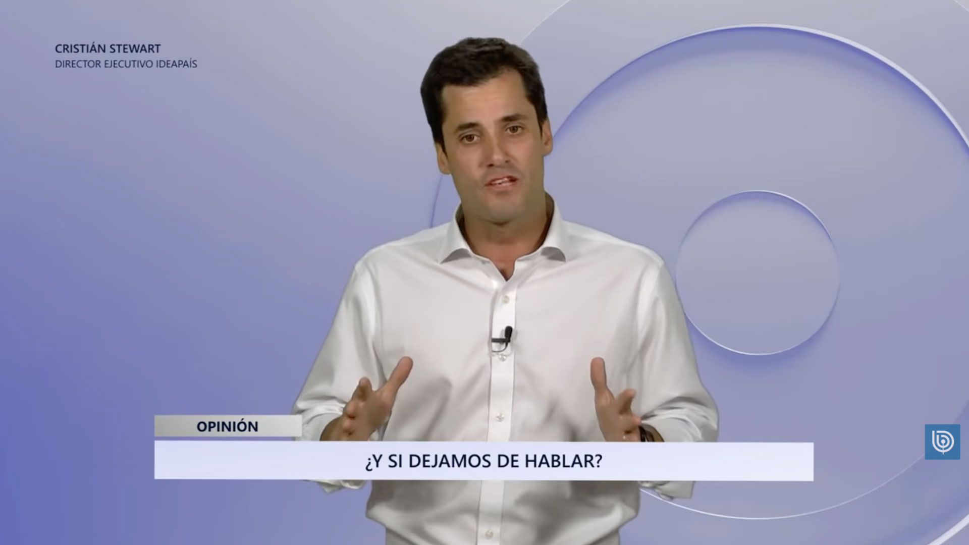 Video columna ¿Y si dejamos de hablar?, por Cristián Stewart | Radio Bio Bío