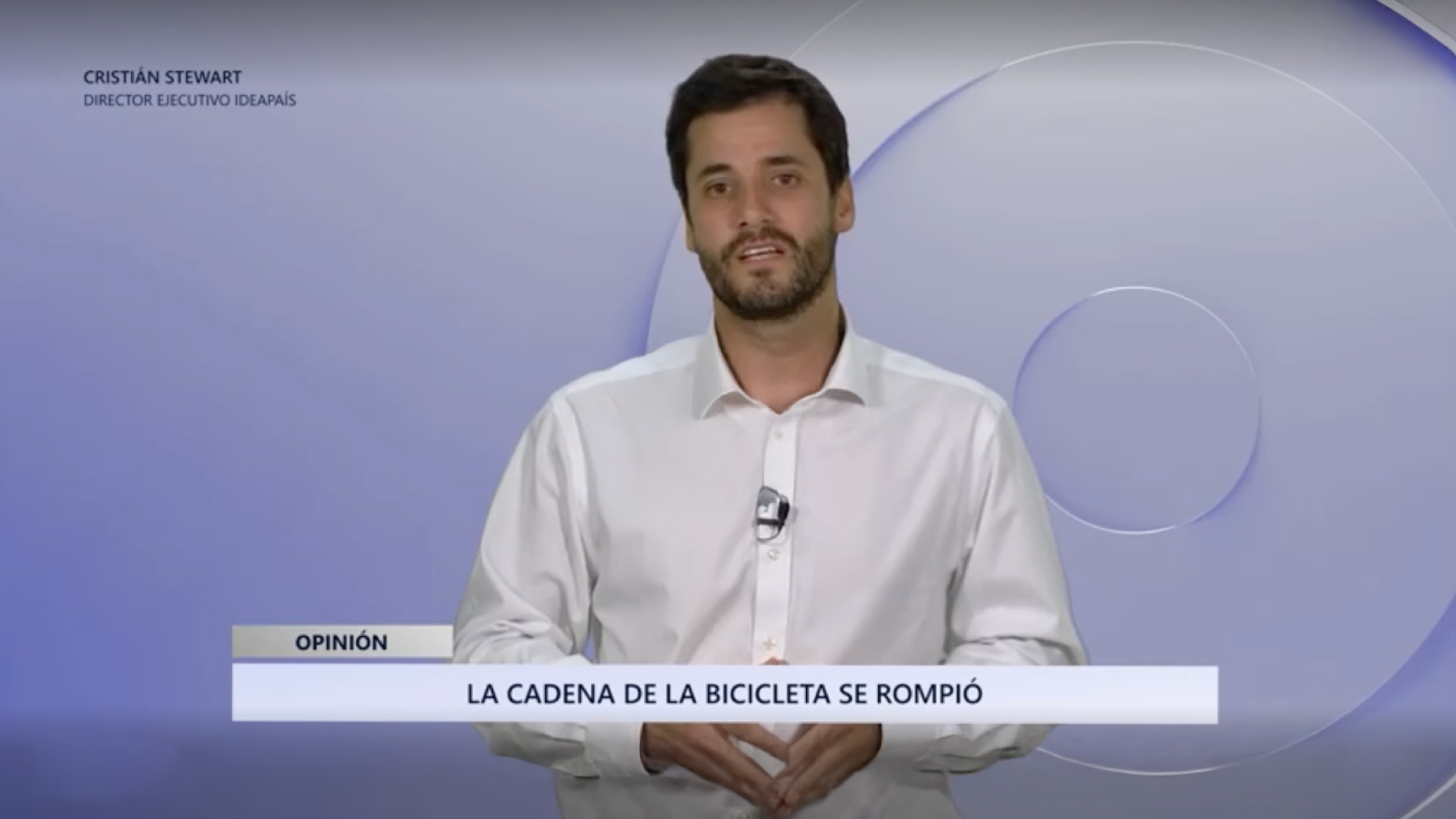 Video columna «La cadena de la bicicleta se rompió», por Cristián Stewart