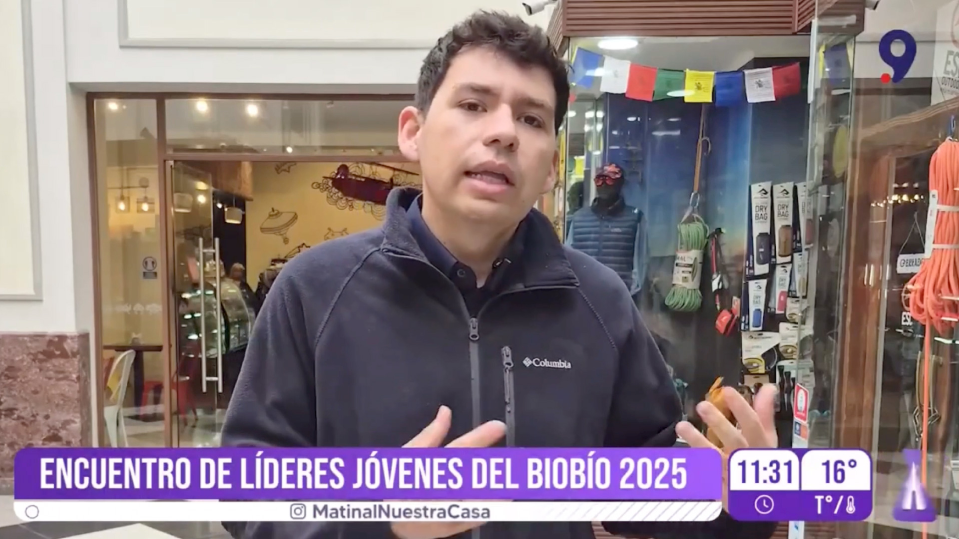 Kevin Canales invita al Encuentro de Líderes Jóvenes en Biobío | Canal 9